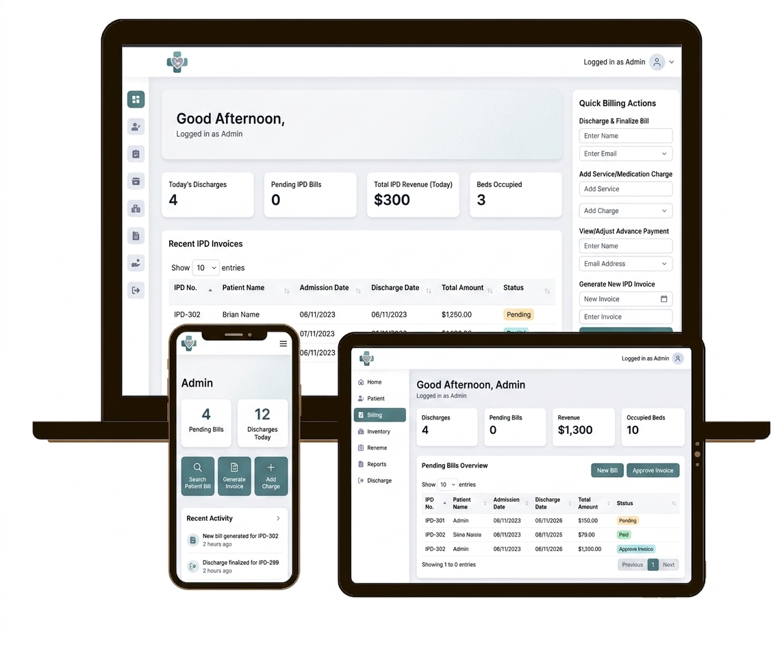 IPD Billing Software